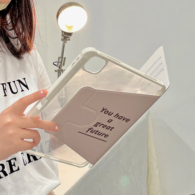 Cute notebook iPad Case