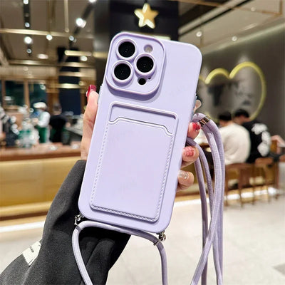 iPhone Cover with Card Bag