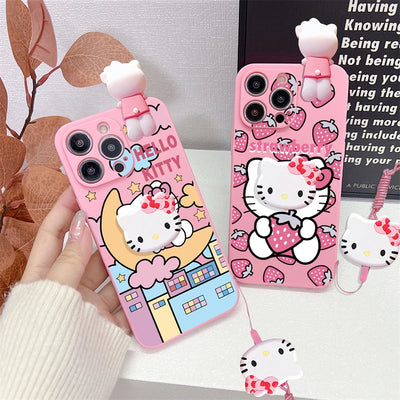 3D Kitty iPhone Case