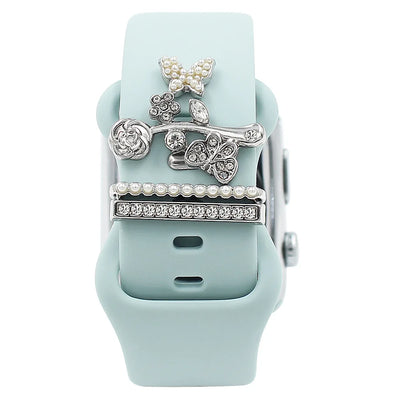 Diamond Decorative Rings iwatch Strap