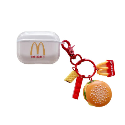 Cute Burger AirPods Cover