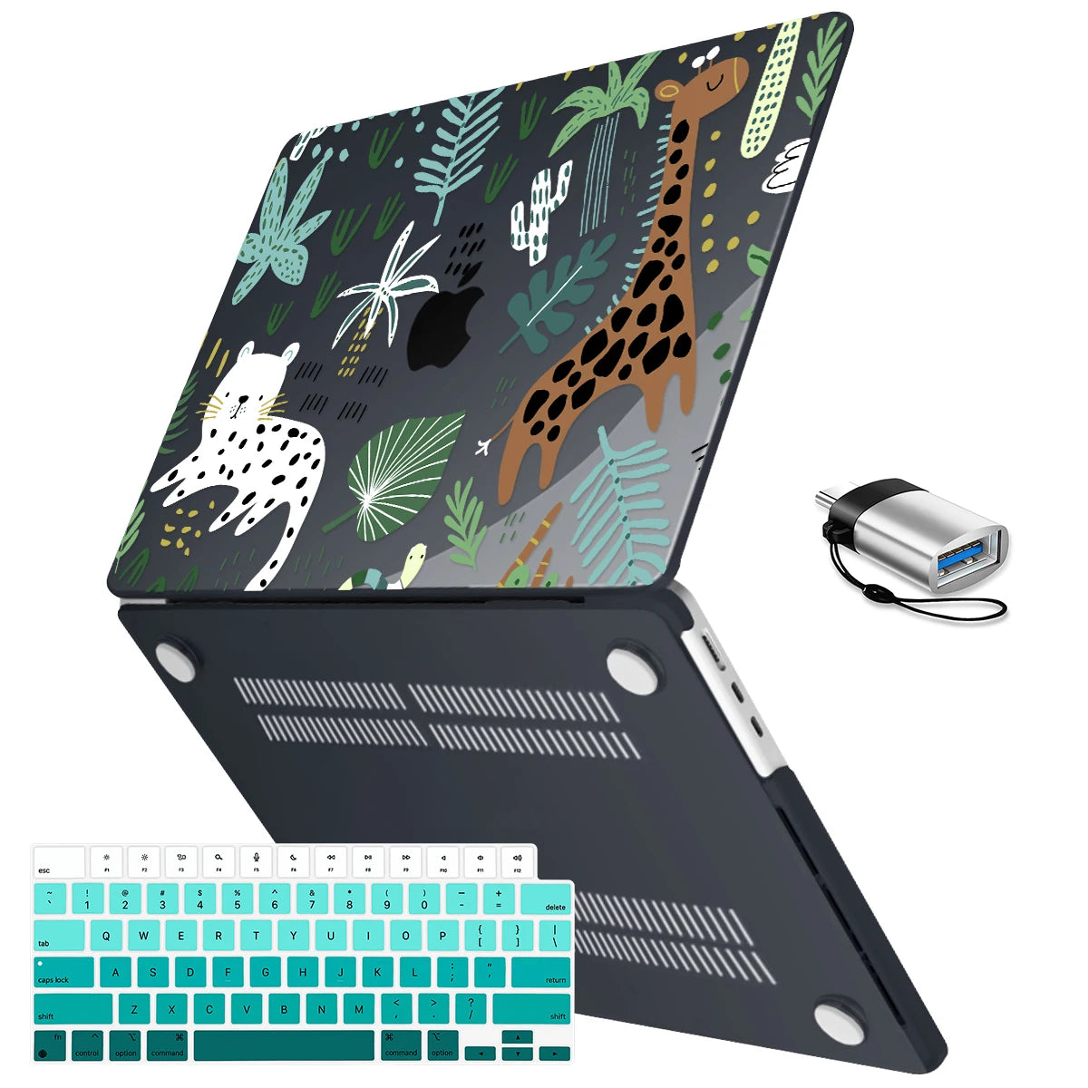 Blue Butterfly Crystal Case for MacBook