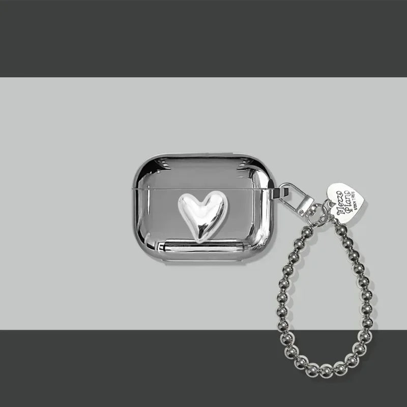 Heart Key-chain Airpods Case