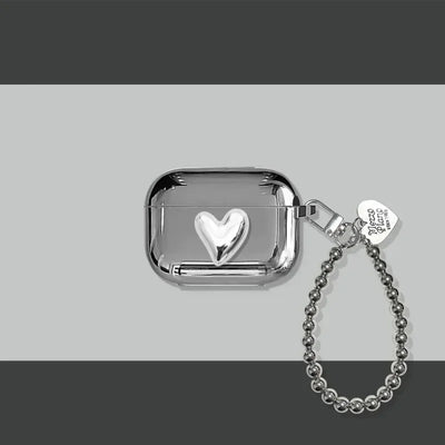 Heart Key-chain Airpods Case