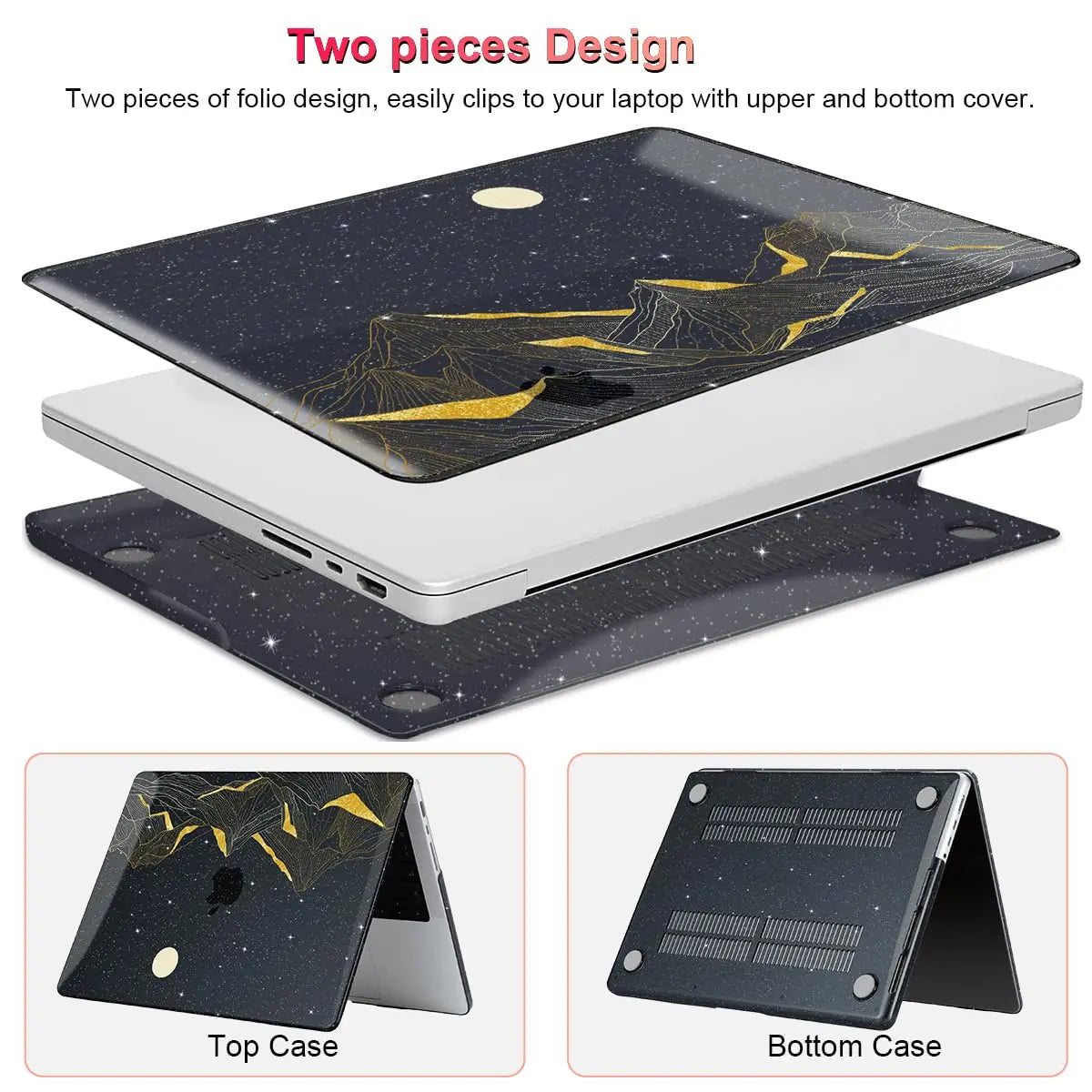 Black Night Macbook Air Cover