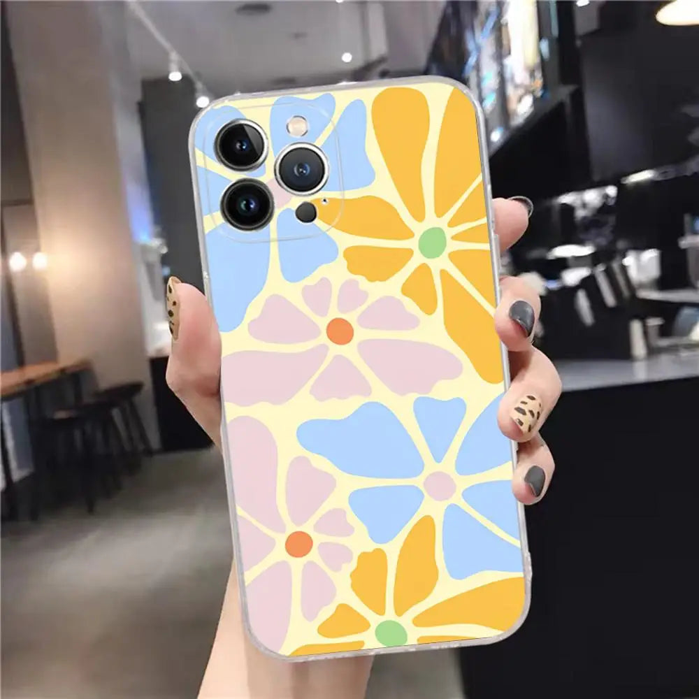Abstract Flower iPhone Case