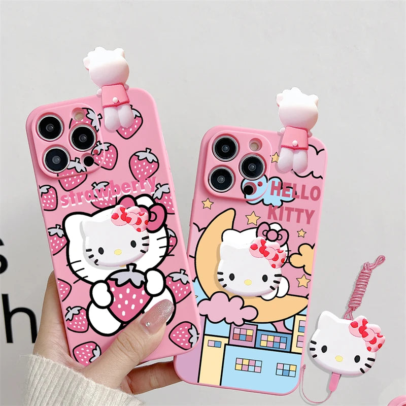 3D Kitty iPhone Case