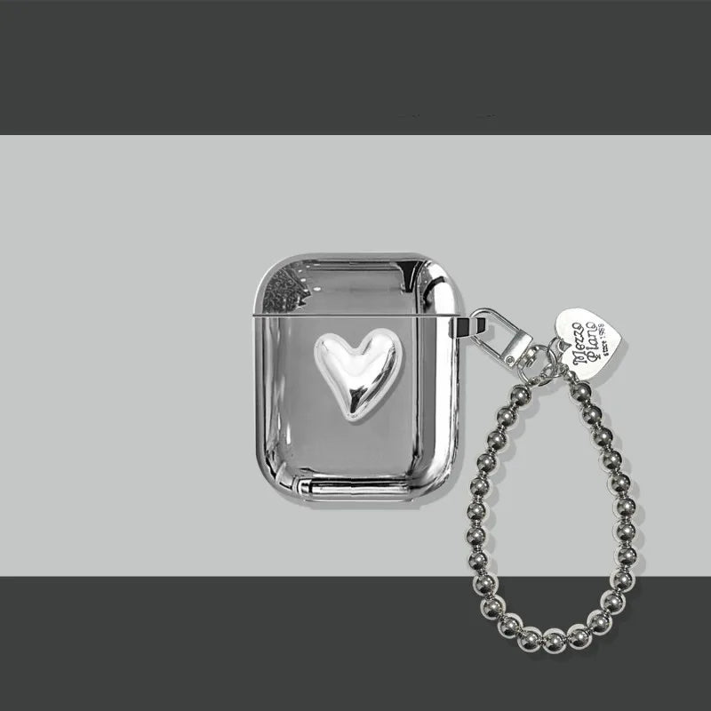 Heart Key-chain Airpods Case