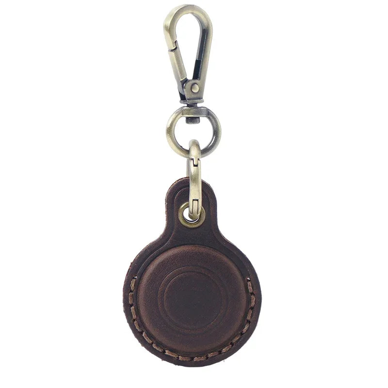 Airtag Leather KeyRing Case