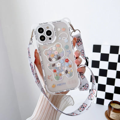 Cute Bear Cross-body Case