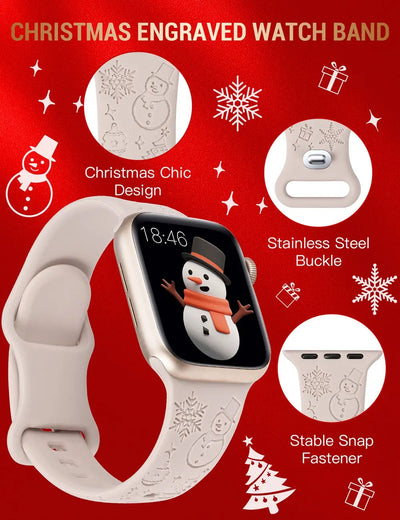 iWatch Christmas Floral Band