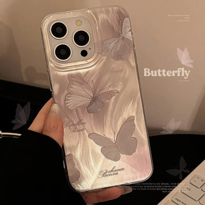 Butterfly shiny iPhone case