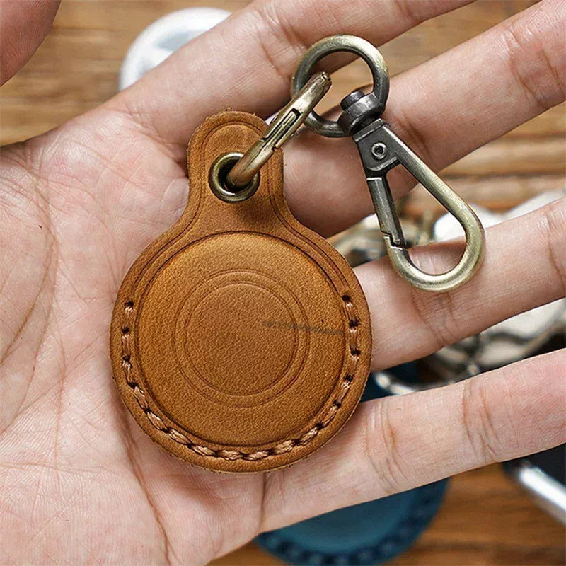 Airtag Leather KeyRing Case