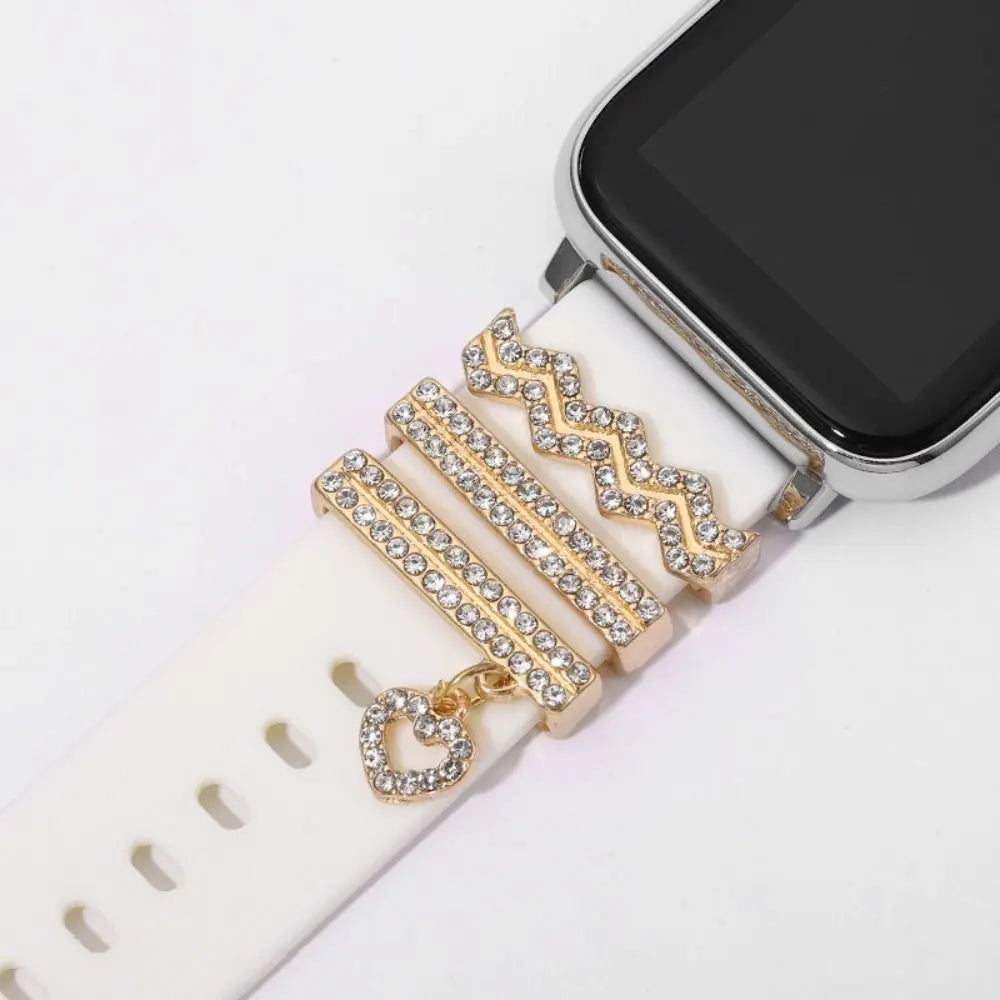 Diamond Decorative Rings iwatch Strap