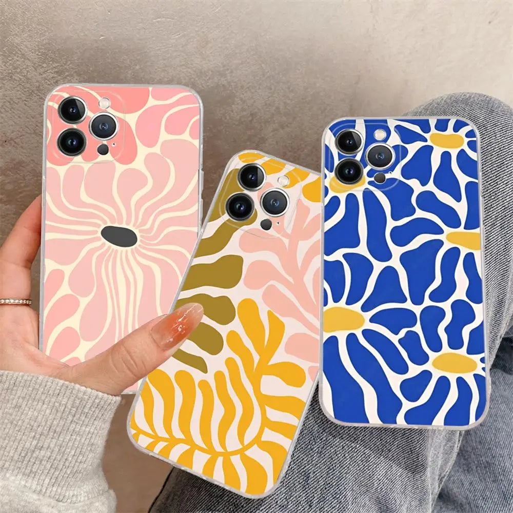 Abstract Flower iPhone Case