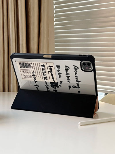 Cute notebook iPad Case