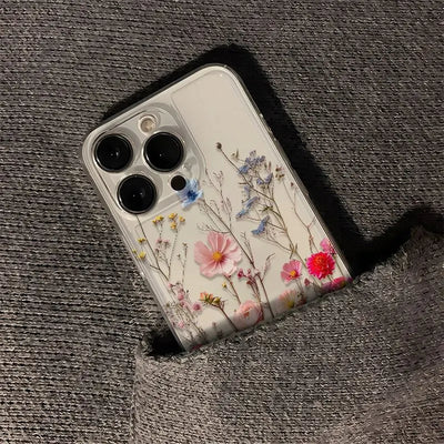 Transparent Flower iPhone Cover