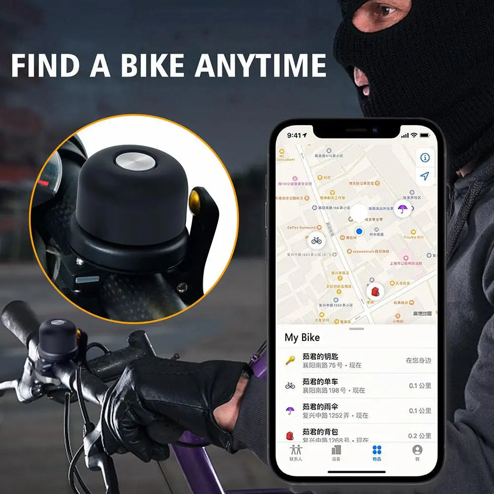 Airtag Bicycle Bell