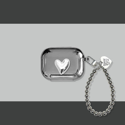 Heart Key-chain Airpods Case