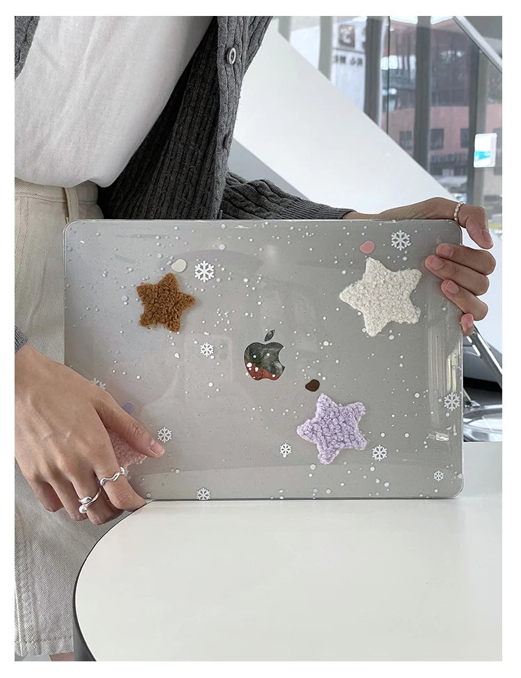 Macbook Air Bling Stars Cover