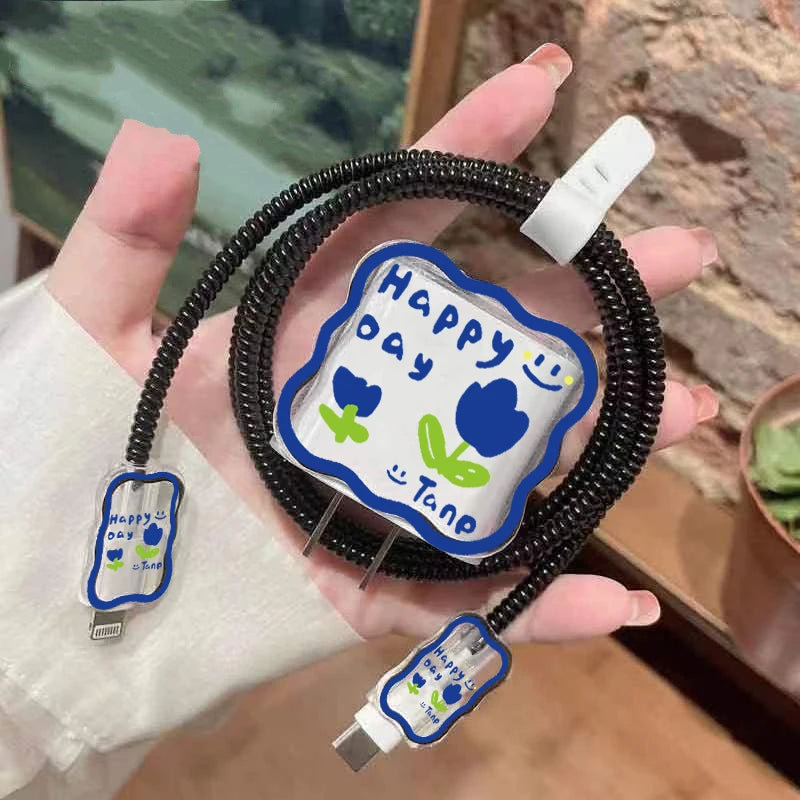 Cute Flower Case Charger