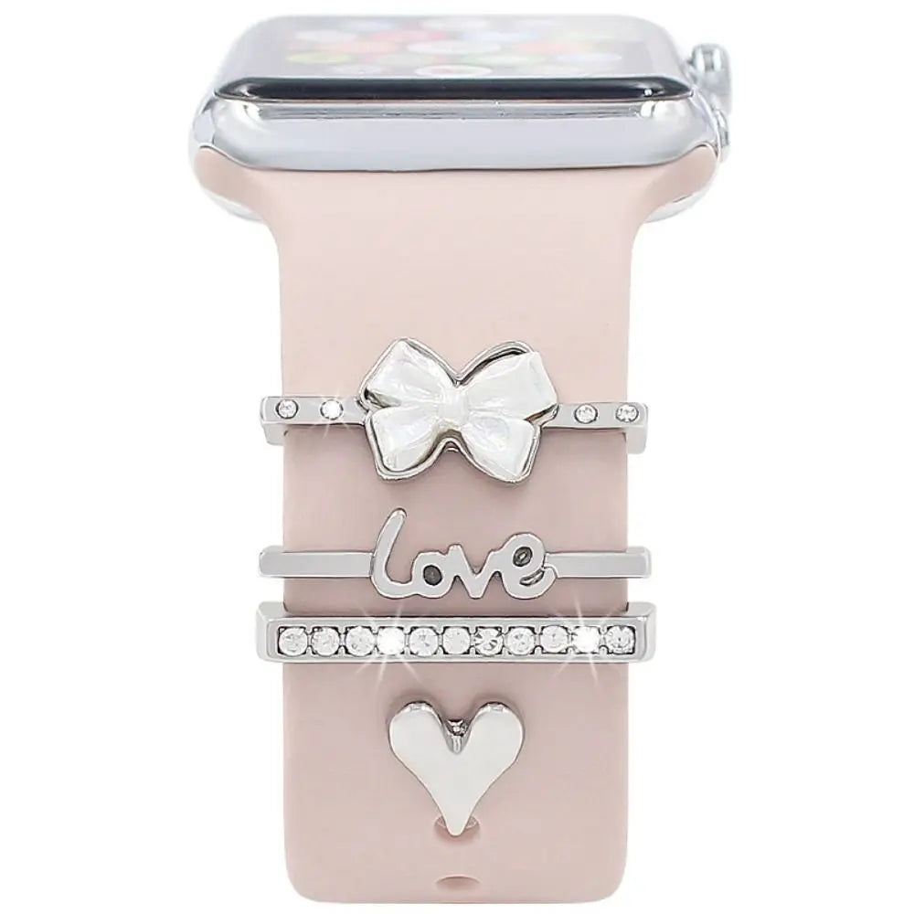 Diamond Decorative Rings iwatch Strap