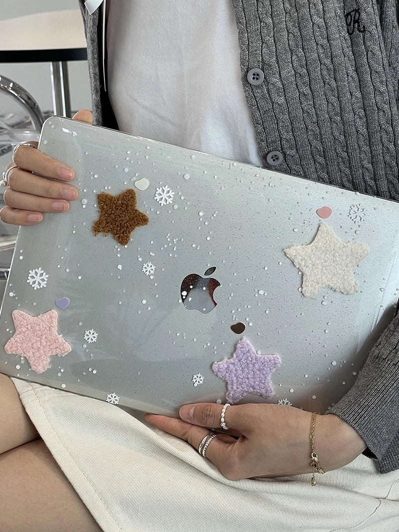 Macbook Air Bling Stars Cover