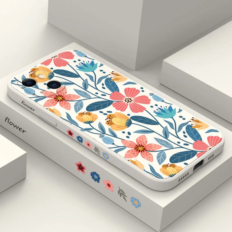 Flower Silicone iPhone Case