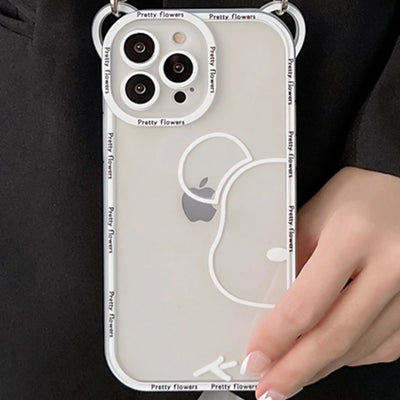 Cute Bear Cross-body Case