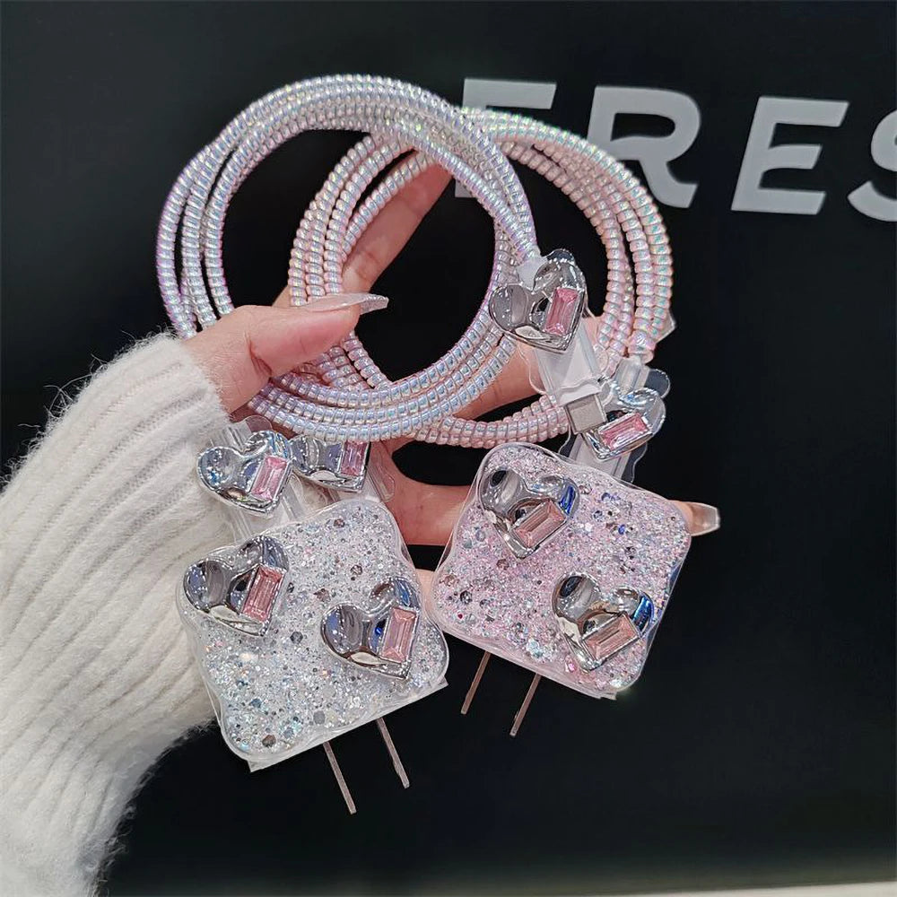 Shining Heart Charger Case