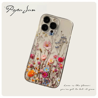 Transparent Flower iPhone Cover
