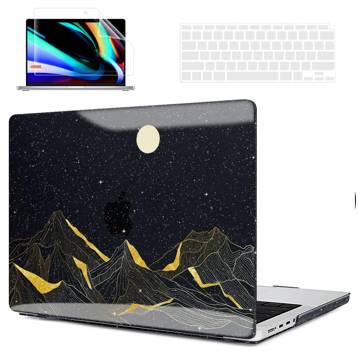 Black Night Macbook Air Cover