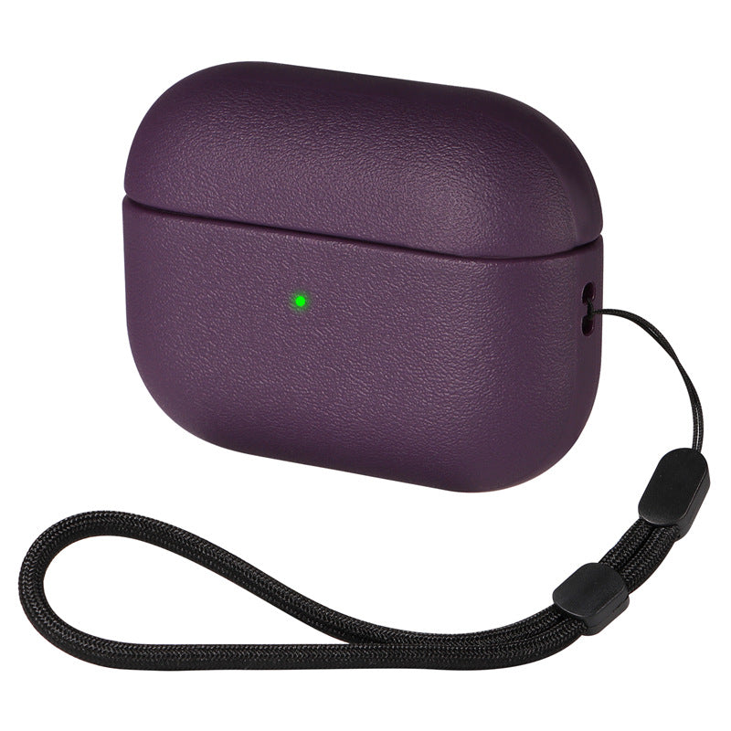 Leather grain Case For AirpPods
