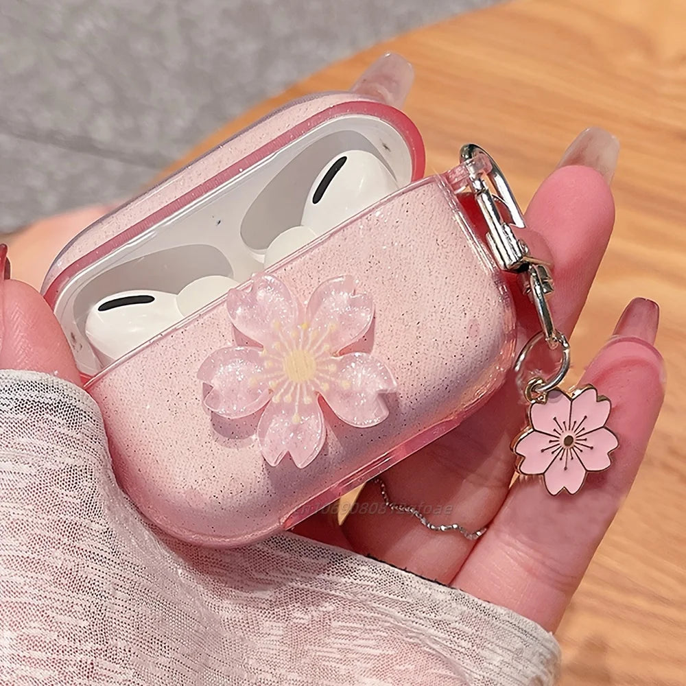 Sparkling Pink Cherry Blossom Cases