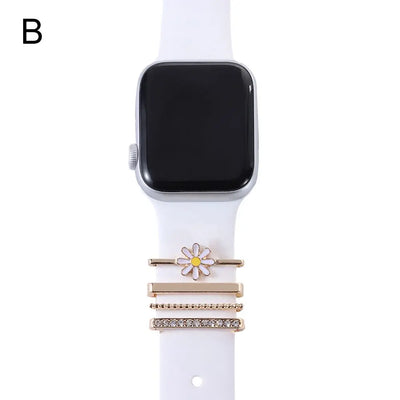 Diamond Decorative Rings iwatch Strap
