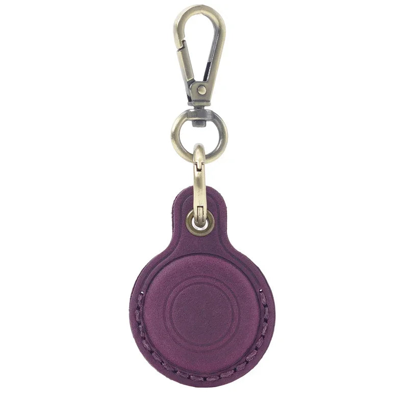 Airtag Leather KeyRing Case