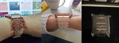 Diamond Decorative Rings iwatch Strap