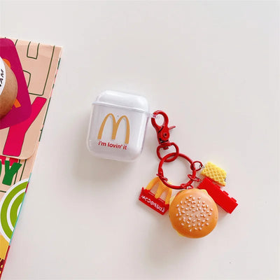 Cute Burger AirPods Cover