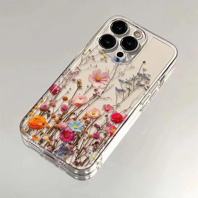 Transparent Flower iPhone Cover
