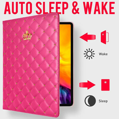 Crown Bling Diamond iPad Case