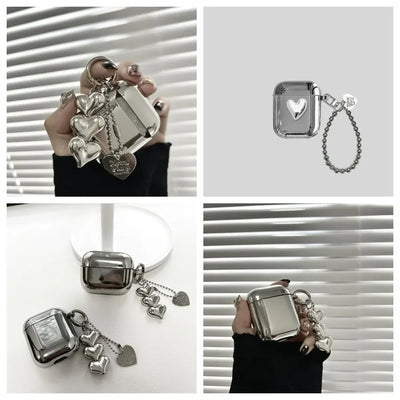 Heart Key-chain Airpods Case