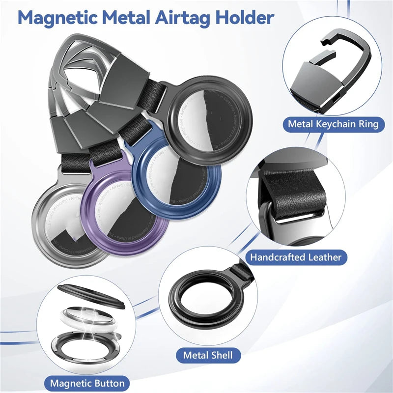 Metal Magnetic Airtag Holder