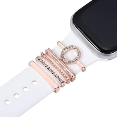 Diamond Decorative Rings iwatch Strap