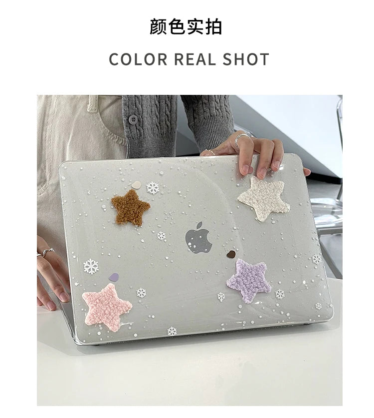 Macbook Air Bling Stars Cover