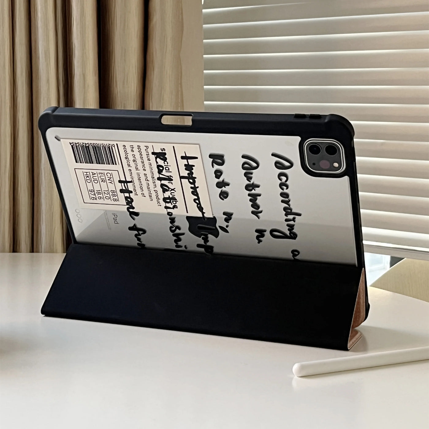 Cute notebook iPad Case