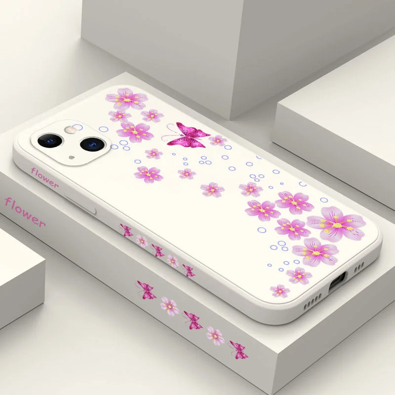 Flower Silicone iPhone Case