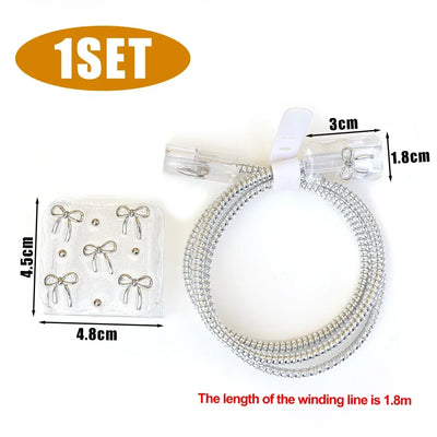 Bling Bowknot Charger Cover