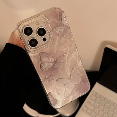 Butterfly shiny iPhone case