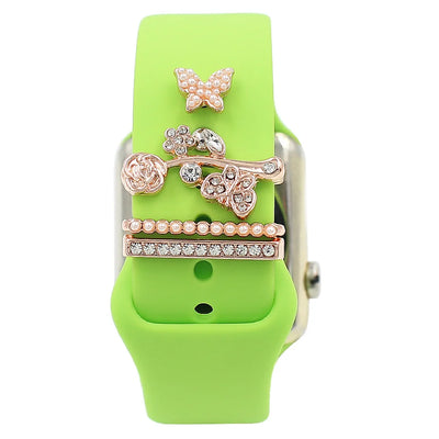 Diamond Decorative Rings iwatch Strap
