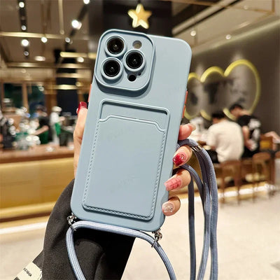 iPhone Cover with Card Bag